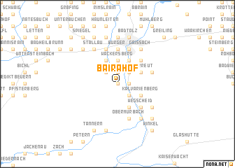 map of Bairahof