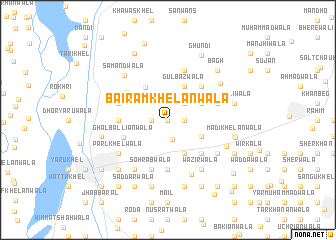 map of Bairam Khelānwāla