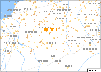 map of Bairam