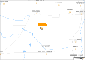 map of Baird