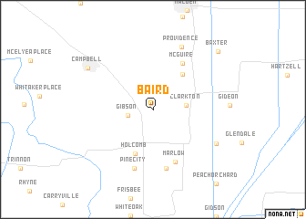 map of Baird