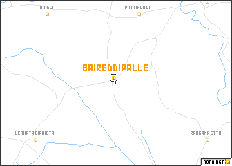 map of Baireddipalle