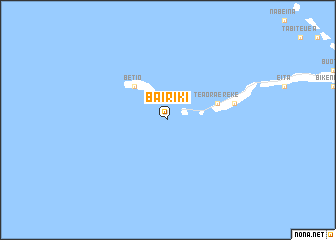 map of Bairiki