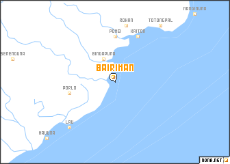 map of Bairiman