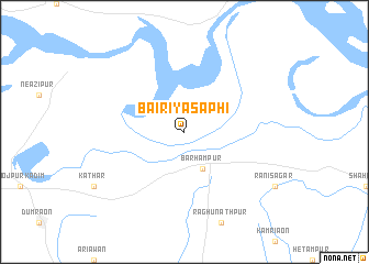 map of Bairiya Saphi