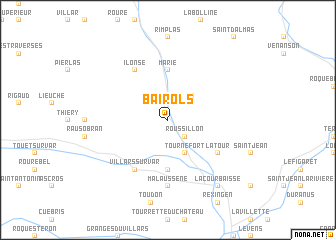 map of Bairols