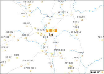 map of Baïro