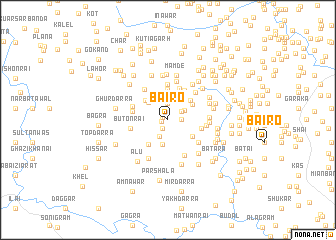 map of Bairo