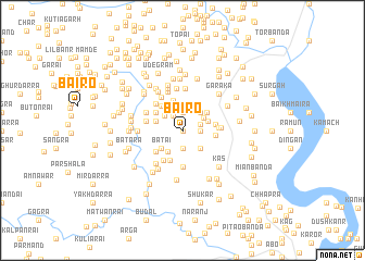 map of Bairo