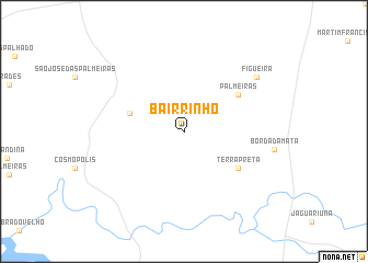 map of Bairrinho