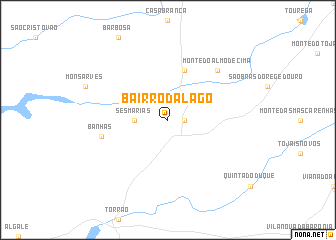 map of Bairro da Lago