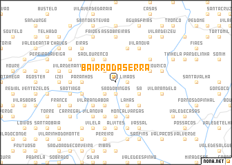 map of Bairro da Serra