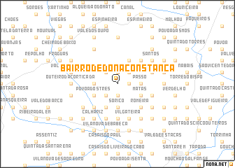 map of Bairro de Dona Constança