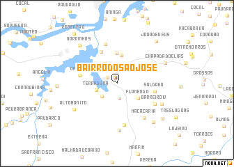 map of Bairro do São José