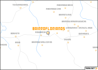 map of Bairro Florianos