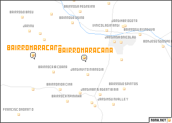 map of Bairro Maracanã