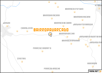 map of Bairro Pau Arcado