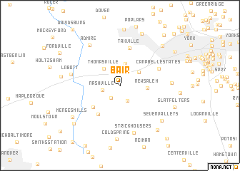 map of Bair