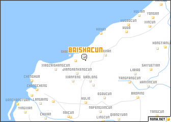 map of Baishacun