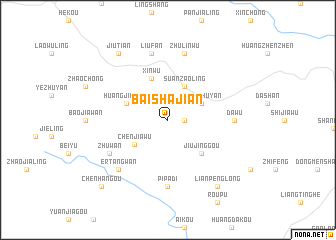 map of Baishajian