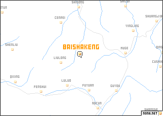 map of Baishakeng