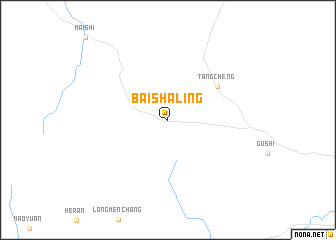 map of Baishaling