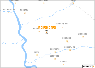 map of Baishansi