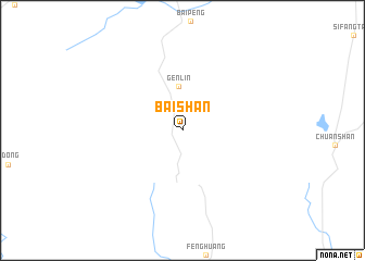 map of Baishan