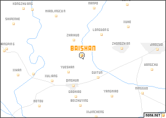 map of Baishan