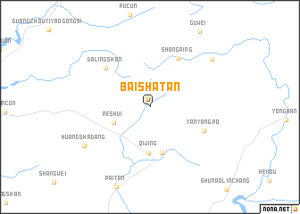 map of Baishatan