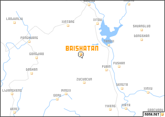 map of Baishatan