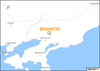 map of Baishatan