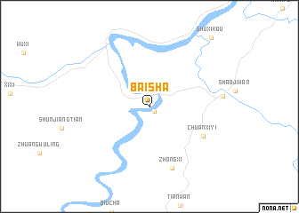 map of Baisha