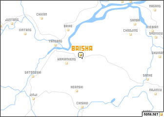 map of Baisha