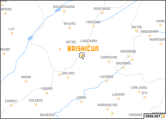 map of Baishicun