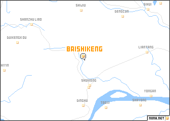 map of Baishikeng