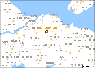 map of Baishimiao