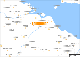 map of Baishishan