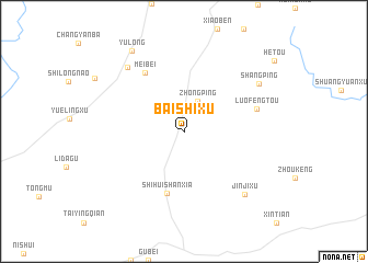 map of Baishixu