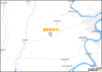 map of Baishiyi