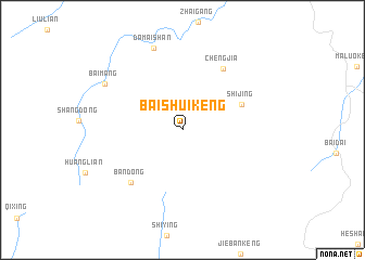 map of Baishuikeng