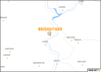map of Baishuiyuan
