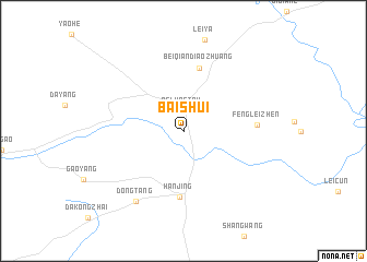 map of Baishui