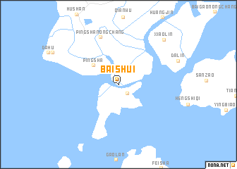 map of Baishui