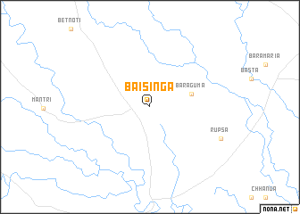 map of Baisinga