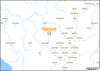 map of Baisop