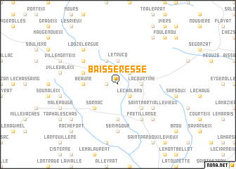 map of Baisseresse