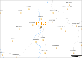 map of Baisuo