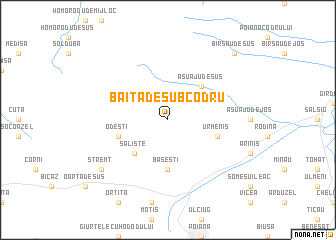 map of Băiţa de sub Codru