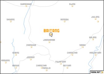 map of Baitang